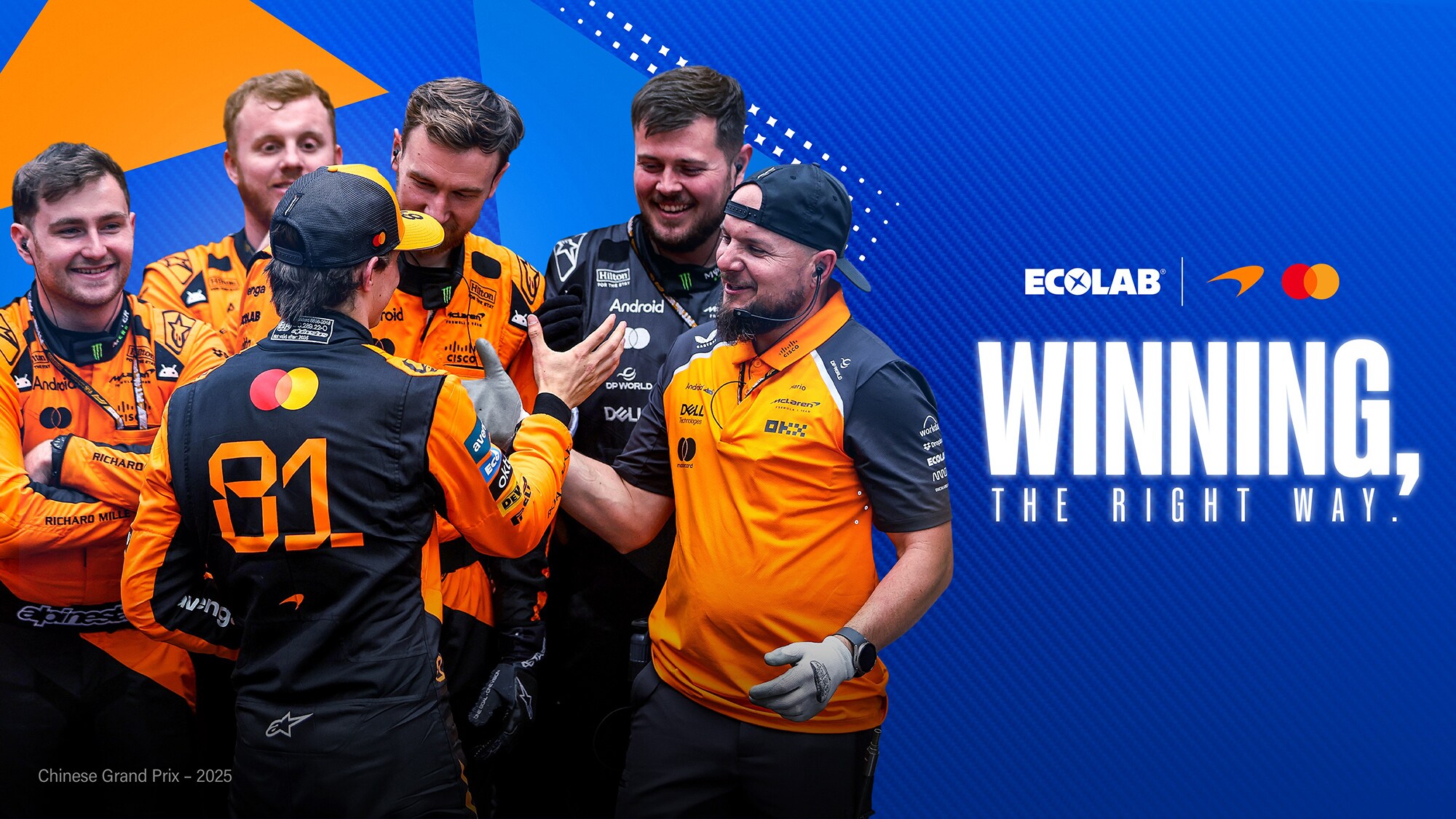 McLaren Formula 1 Team and Ecolab: Winning, the right way.