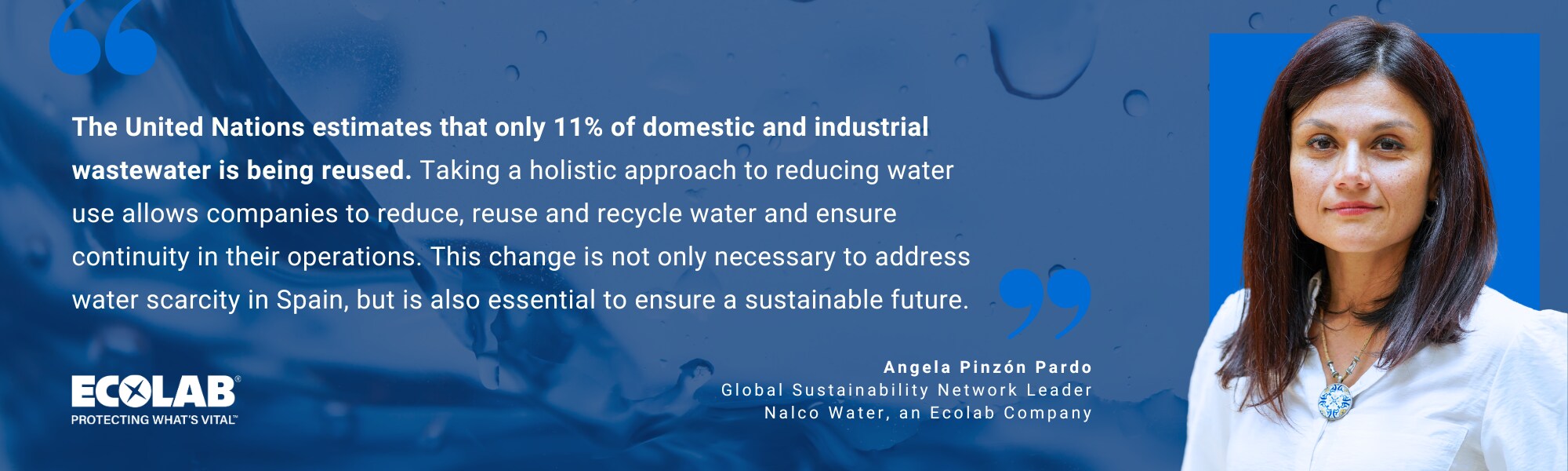 A quote and image of Angela